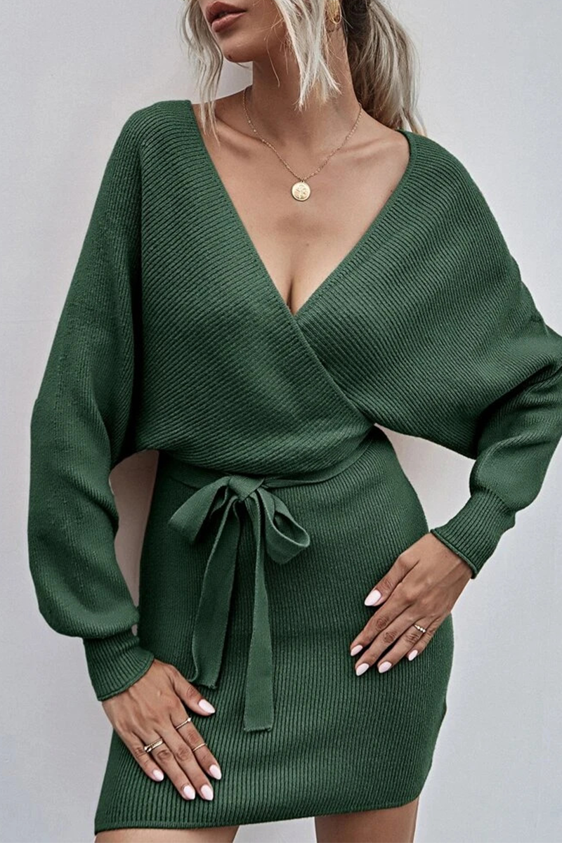 Casual and fashionable winter dress
