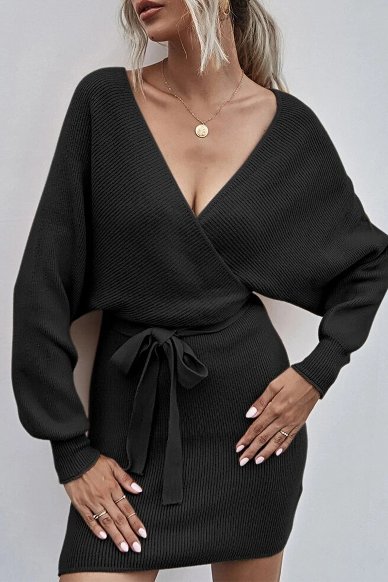 Casual and fashionable winter dress
