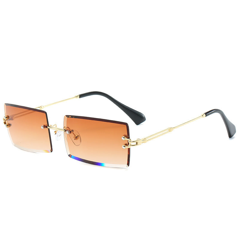GR | Fashionable rectangular sunglasses in retro style