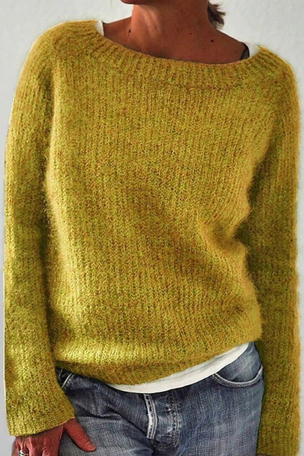 GR | Ribbed sweater made of soft mohair 
