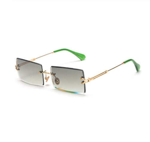 GR | Fashionable rectangular sunglasses in retro style