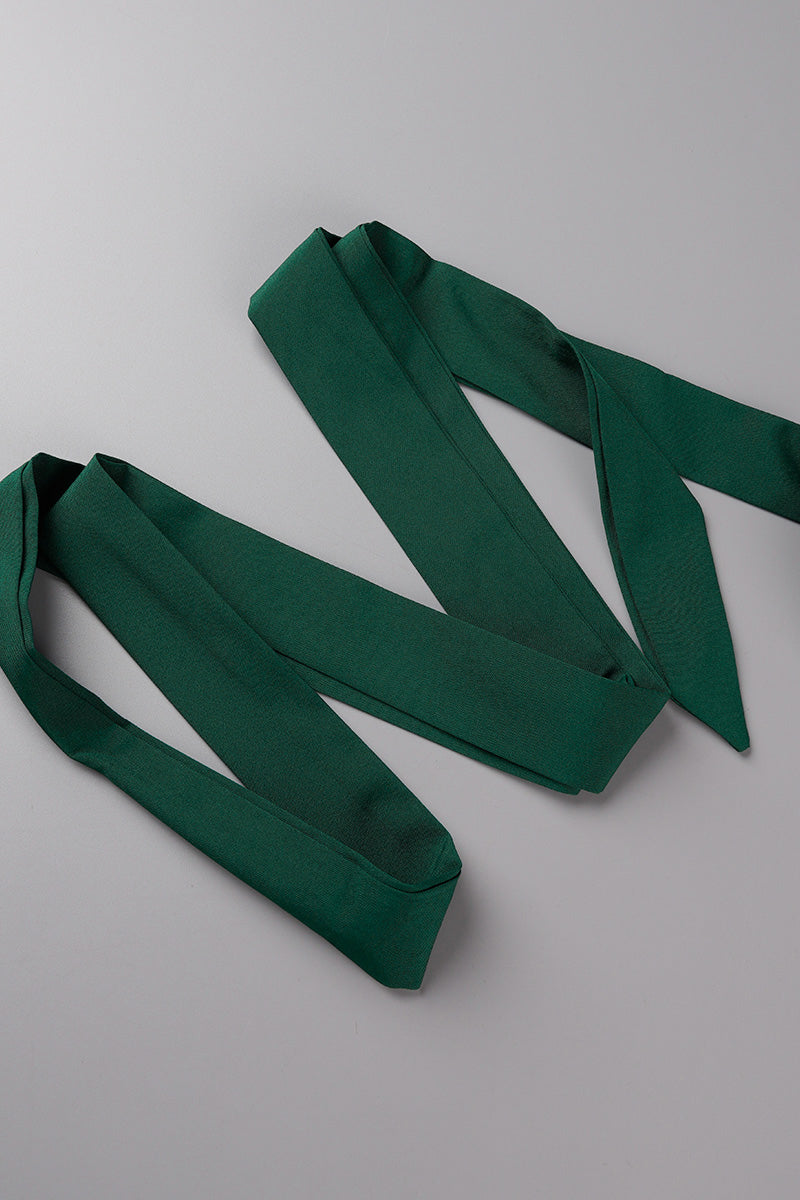 GR | Elegante Einfarbige Hohe Öffnung V-Ausschnitt Ärmelloses Kleid Kleider- 3 Farben