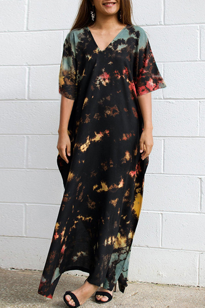 GR | Casual Holiday Print Swimwear Cover Up