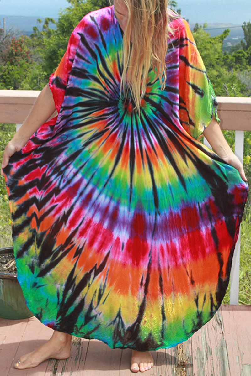 GR | Casual Holiday Print Swimwear Cover Up