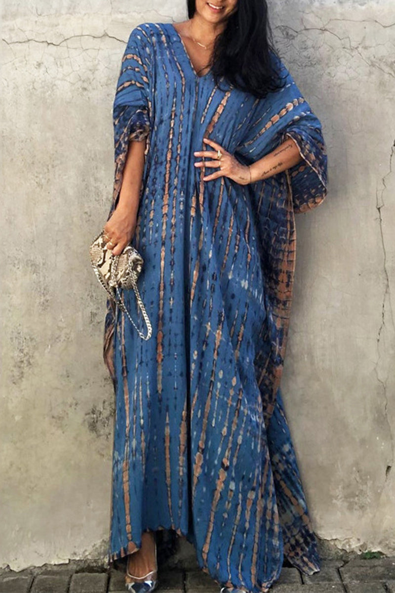 GR | Casual Holiday Print Swimwear Cover Up