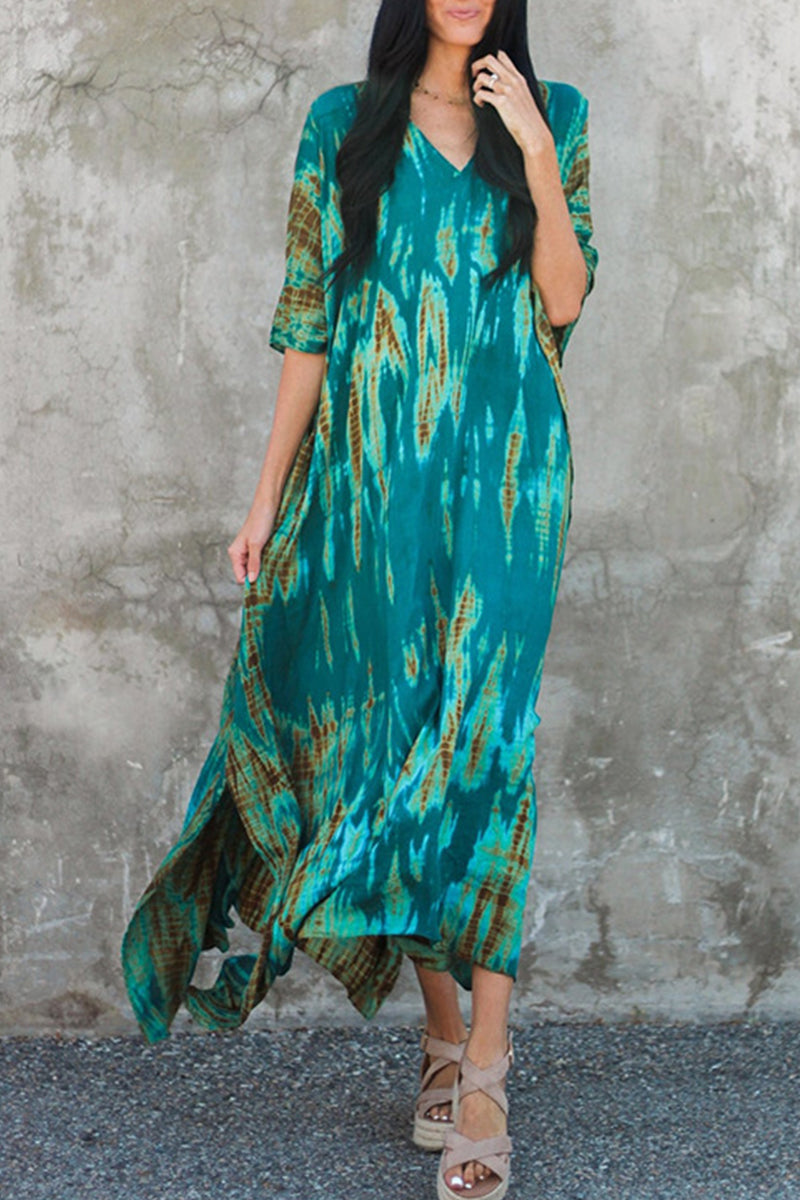 GR | Casual Holiday Print Swimwear Cover Up