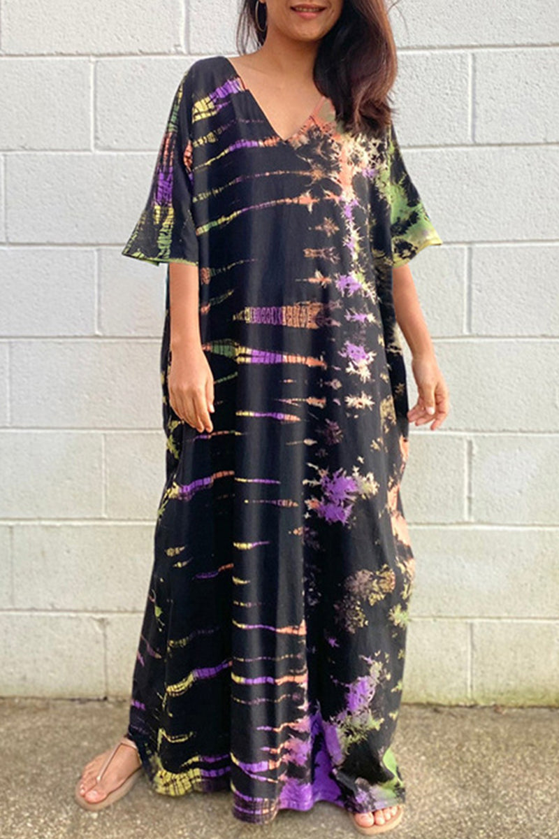 GR | Casual Holiday Print Swimwear Cover Up