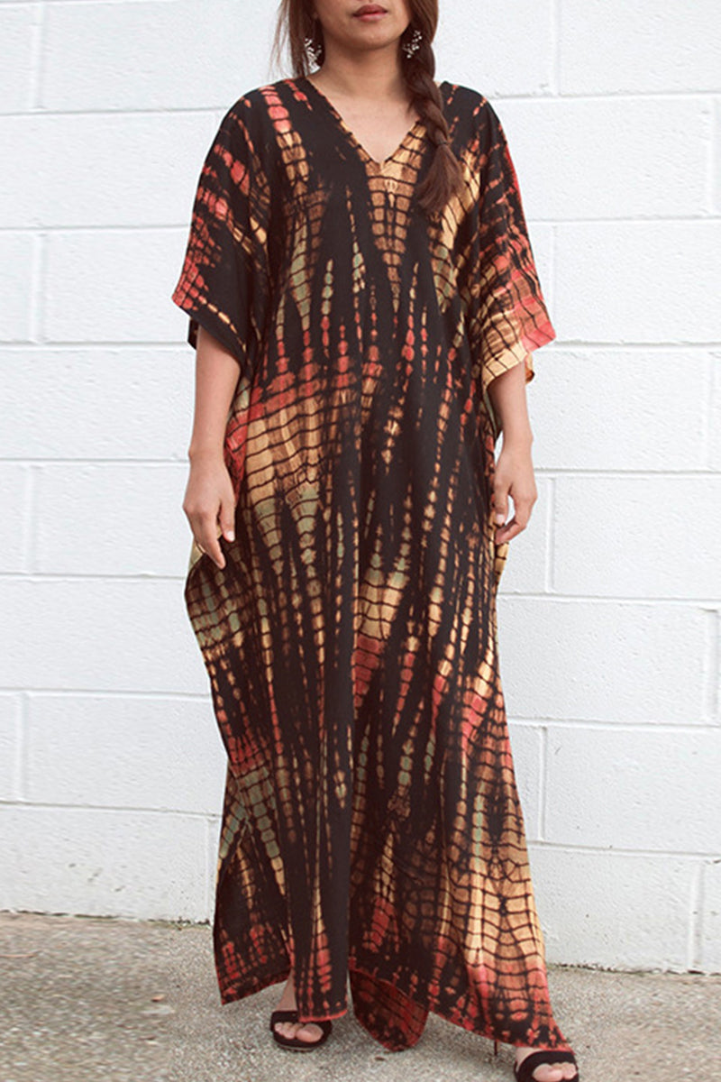 GR | Casual Holiday Print Swimwear Cover Up