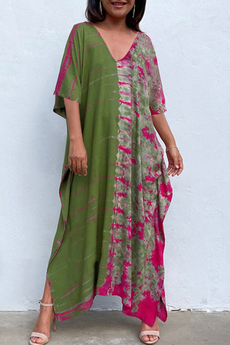 GR | Casual Holiday Print Swimwear Cover Up