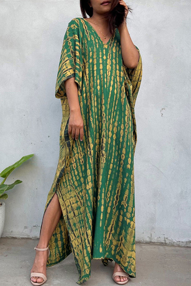 GR | Casual Holiday Print Swimwear Cover Up