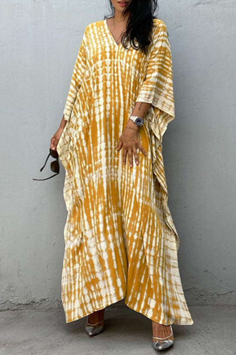 GR | Casual Holiday Print Swimwear Cover Up