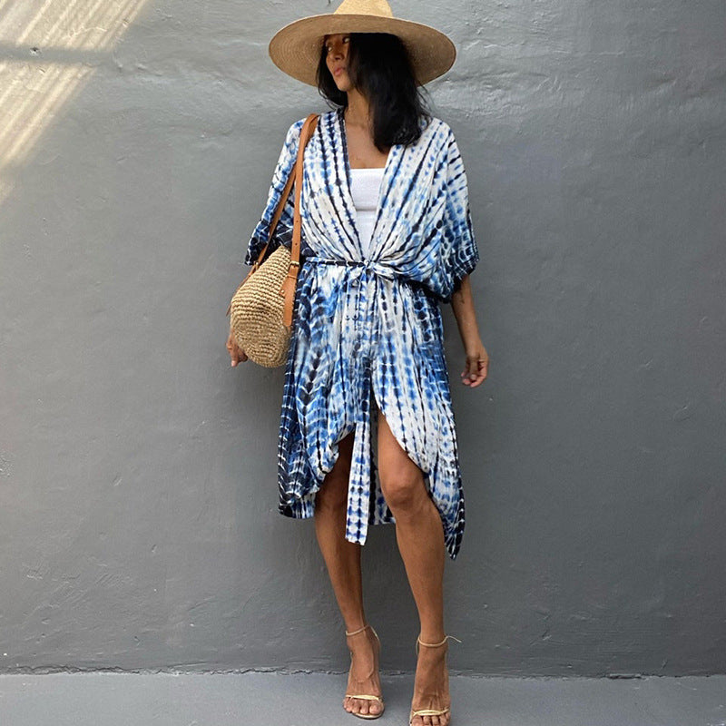 GR | Glamorous Sun Protection Resort Beach Dress Cover Up