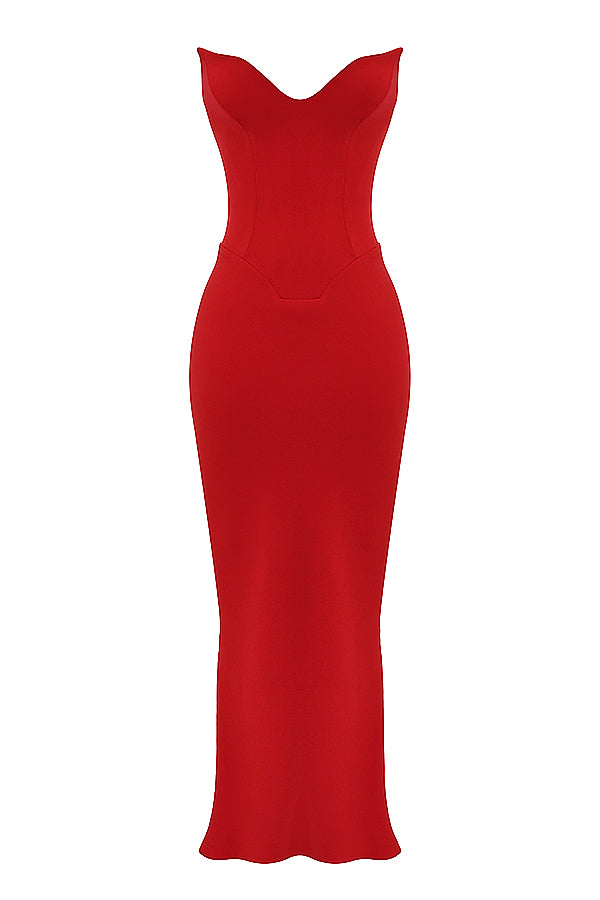 GR | Trägerlose Korsettkleid