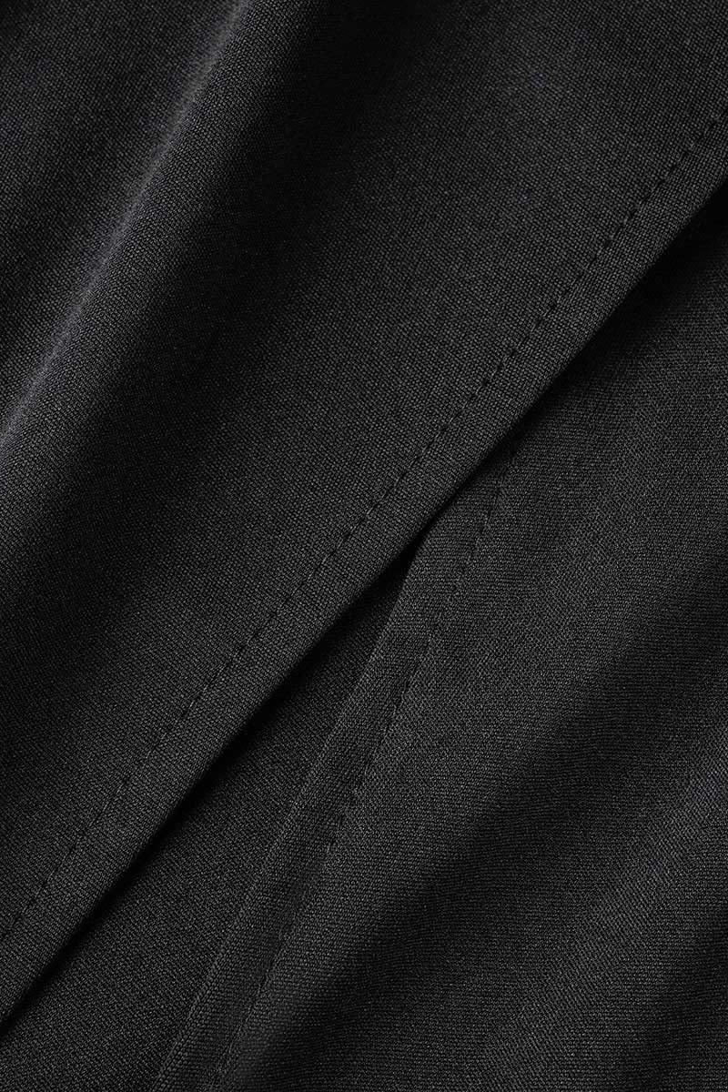 GR | Elegant Formal Solid Color Slit Asymmetrical Slanted Collar Evening Dress Dresses - 8 Colors