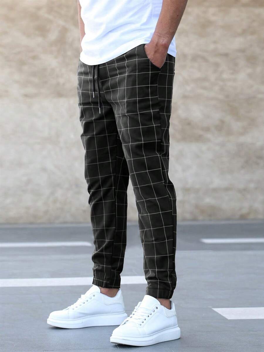 GR | Elegante Gitter Elite Hosen