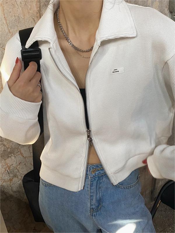 GR | Crop Jacket with Zipper