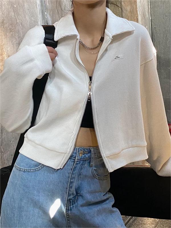 GR | Crop Jacket with Zipper