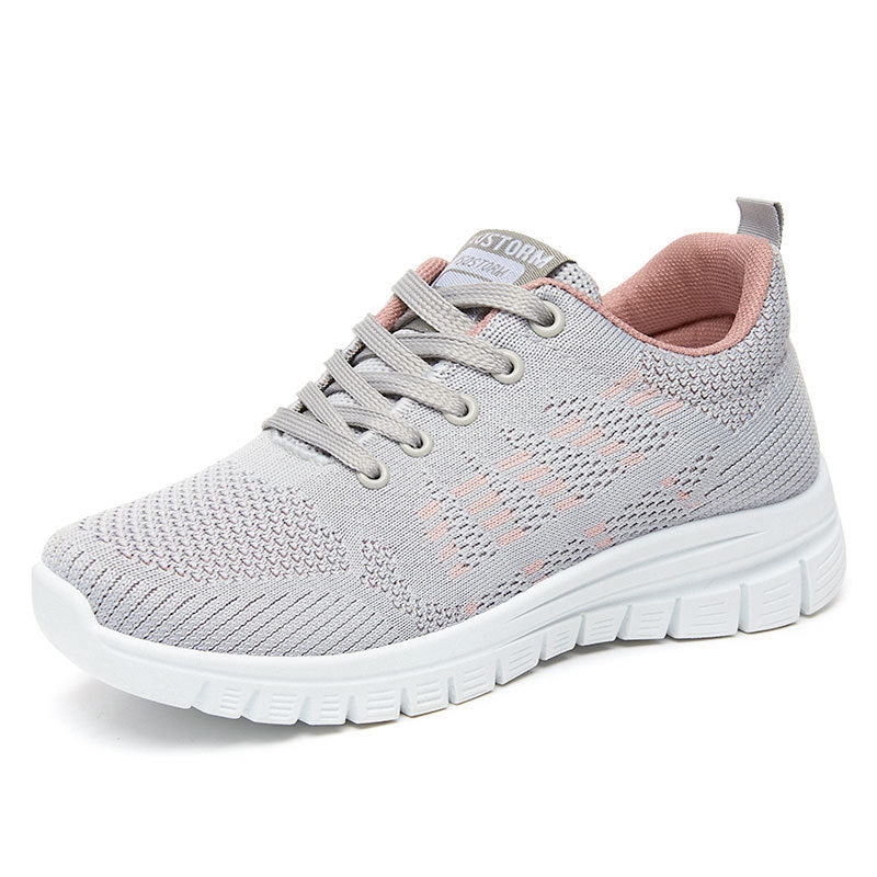 GR | Breathable knitted running sneakers for women