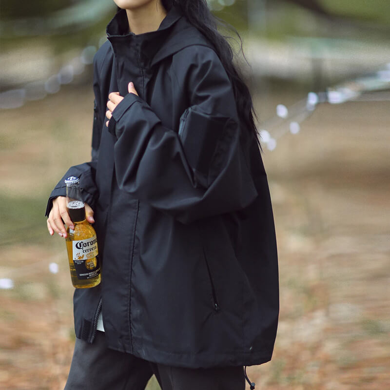 GR | Oversized hooded jacket