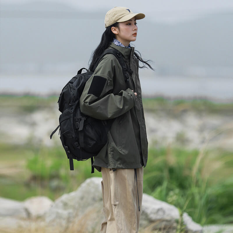 GR | Oversized hooded jacket