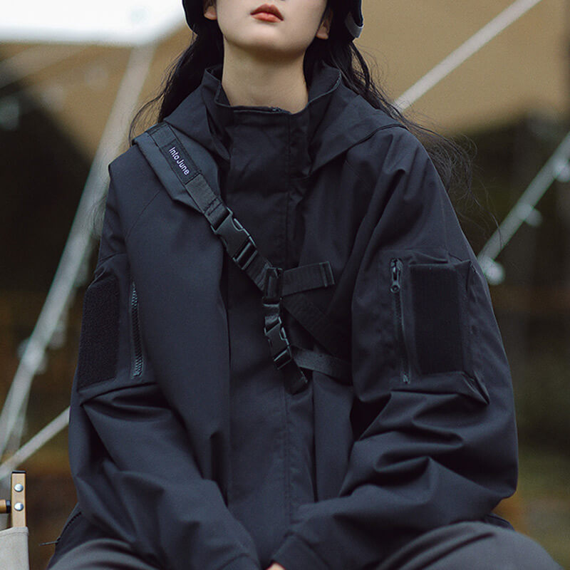 GR | Oversized hooded jacket