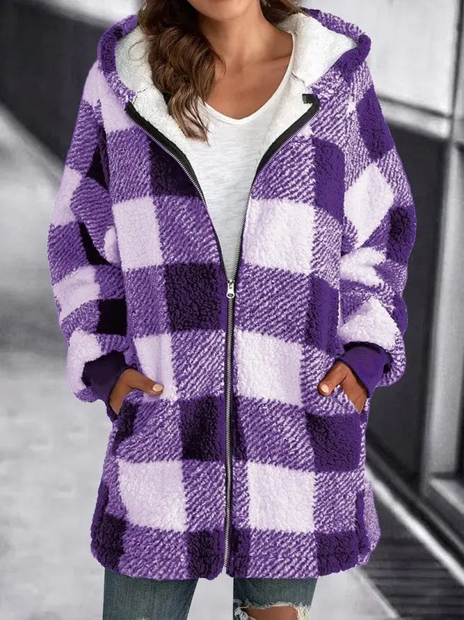 GR - Women's Fleece Jacket with Hood