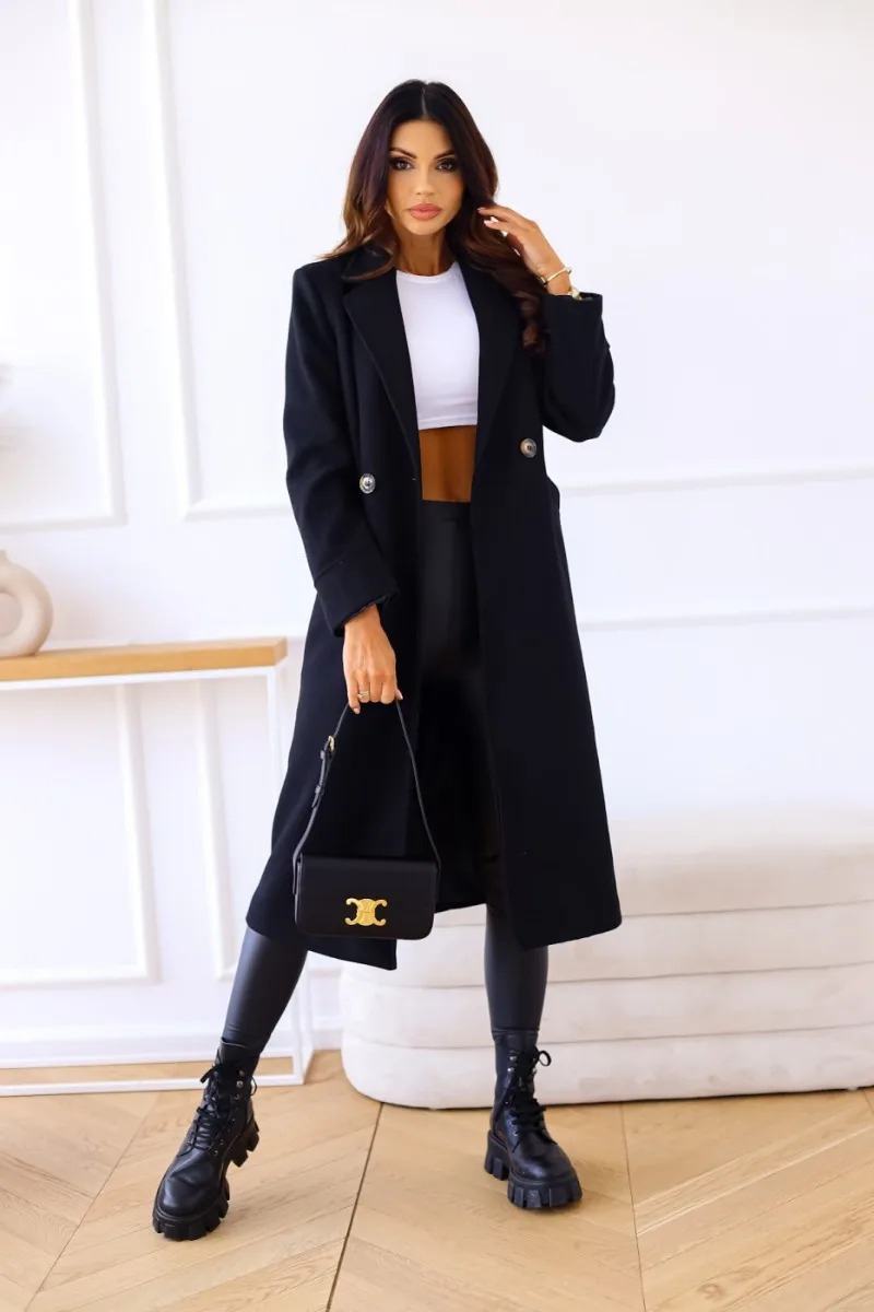 GR | Classic long trench coat with