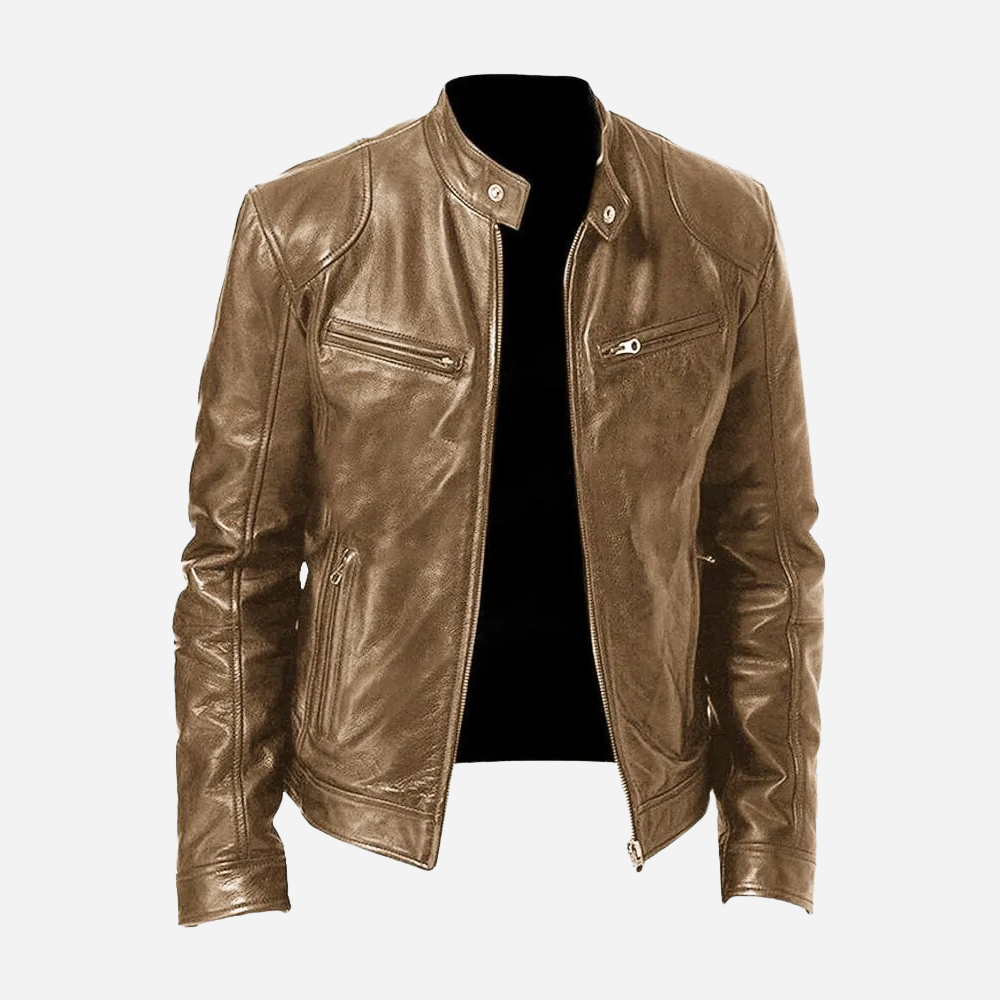 GR | Stylish Moto Leather Jacket