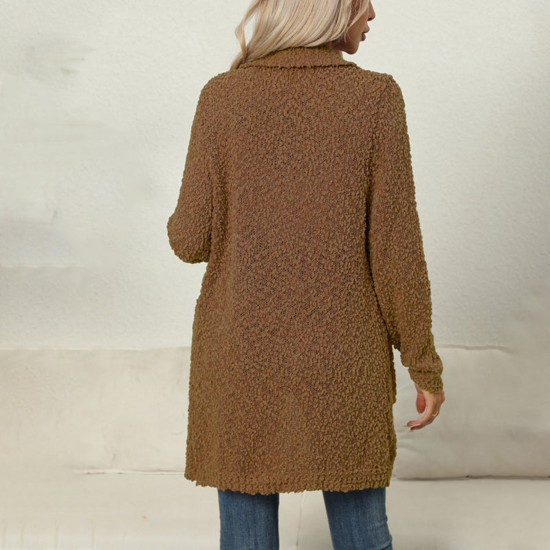 GR | Lässiger Einfarbiger Cardigan