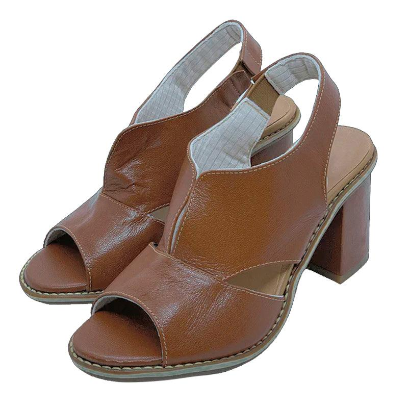 GR | Unrivaled durability and timeless elegance in women's sandals made of genuine leather