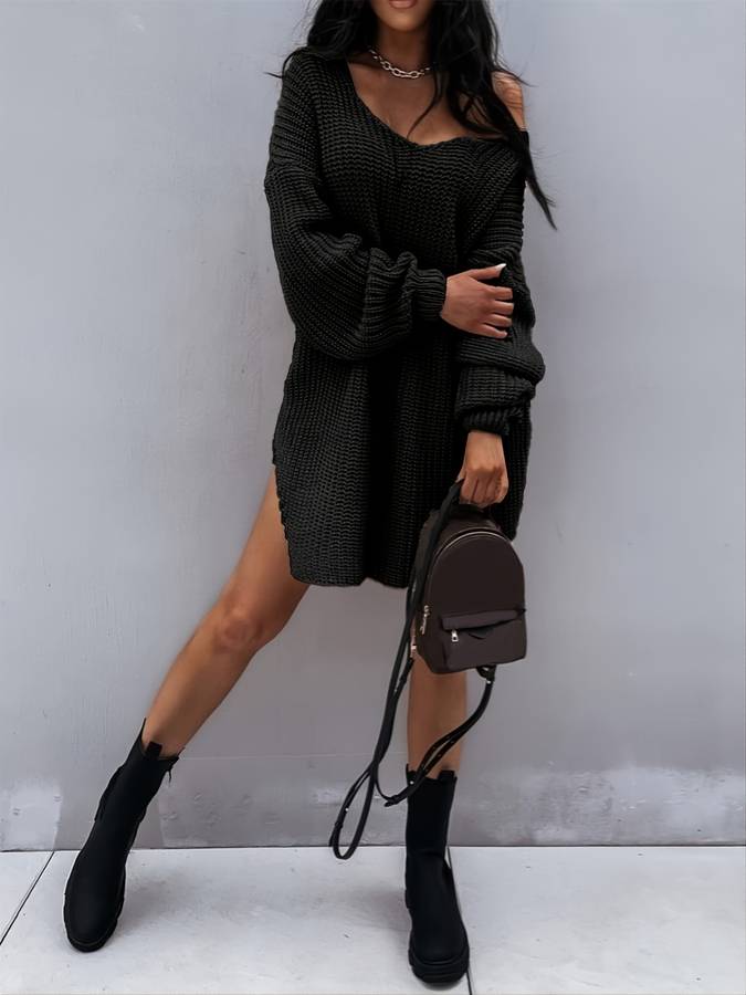 GR  - Übergroßes Strickkleid