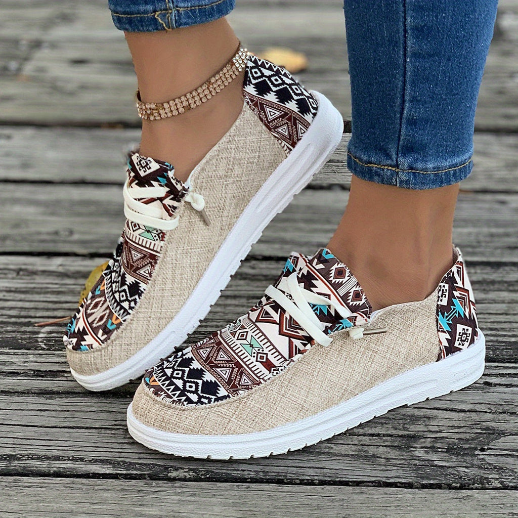 GR | Canvas shoes with print