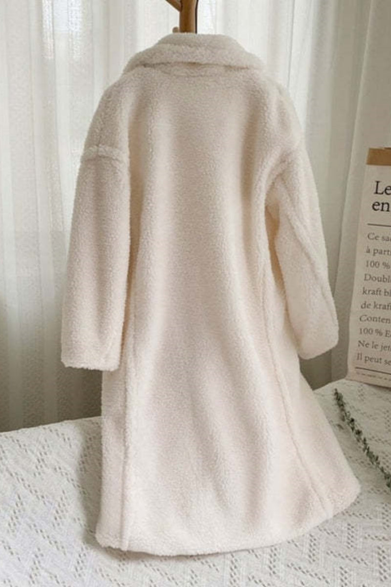 GR | Lässiger Unifarbener Cardigan mit Umlegekragen Outerwear