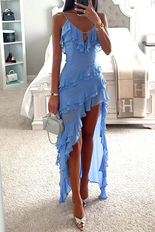 GR | Trendy Rüschenkleid