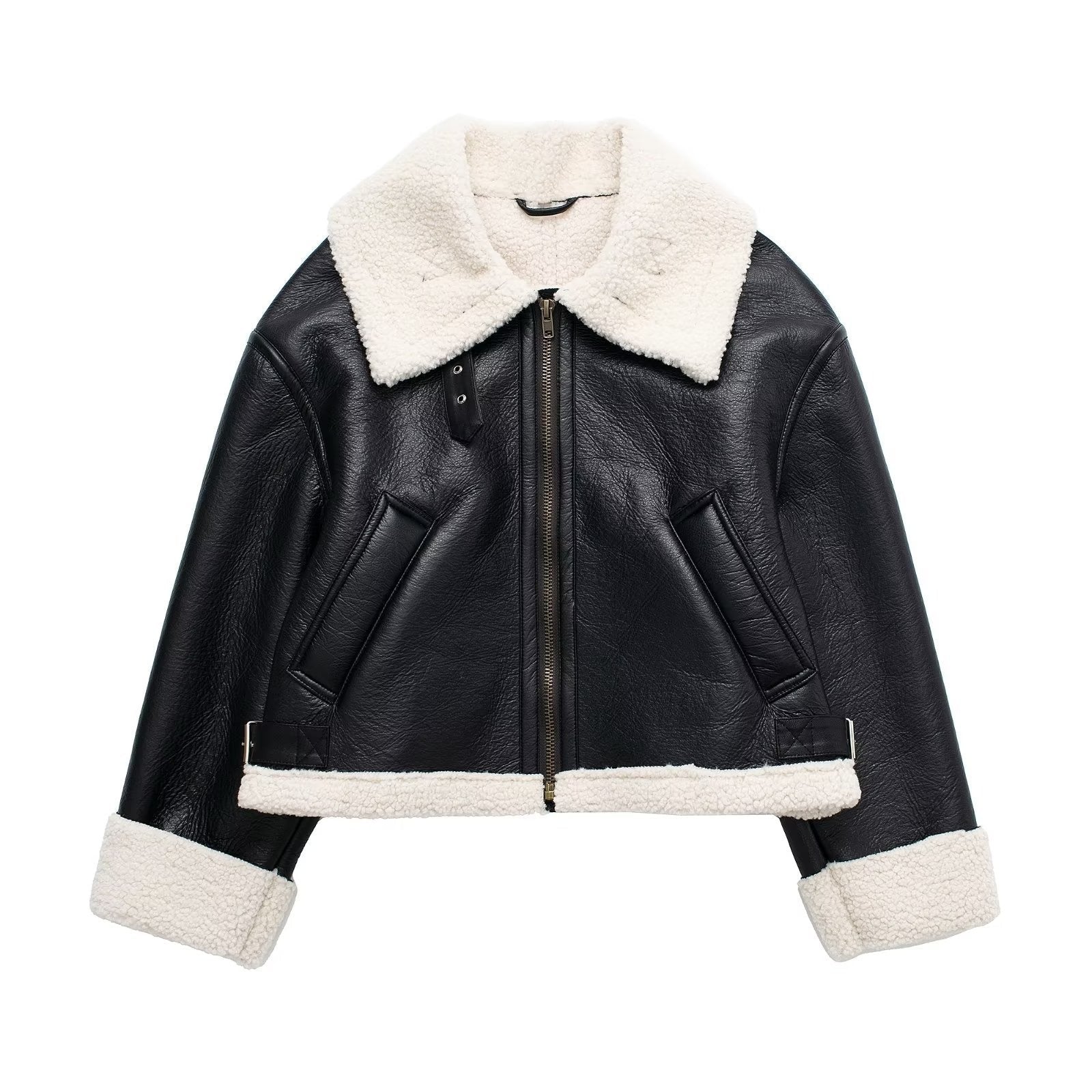 GR | Classic Short Jacket in Fur and Leather