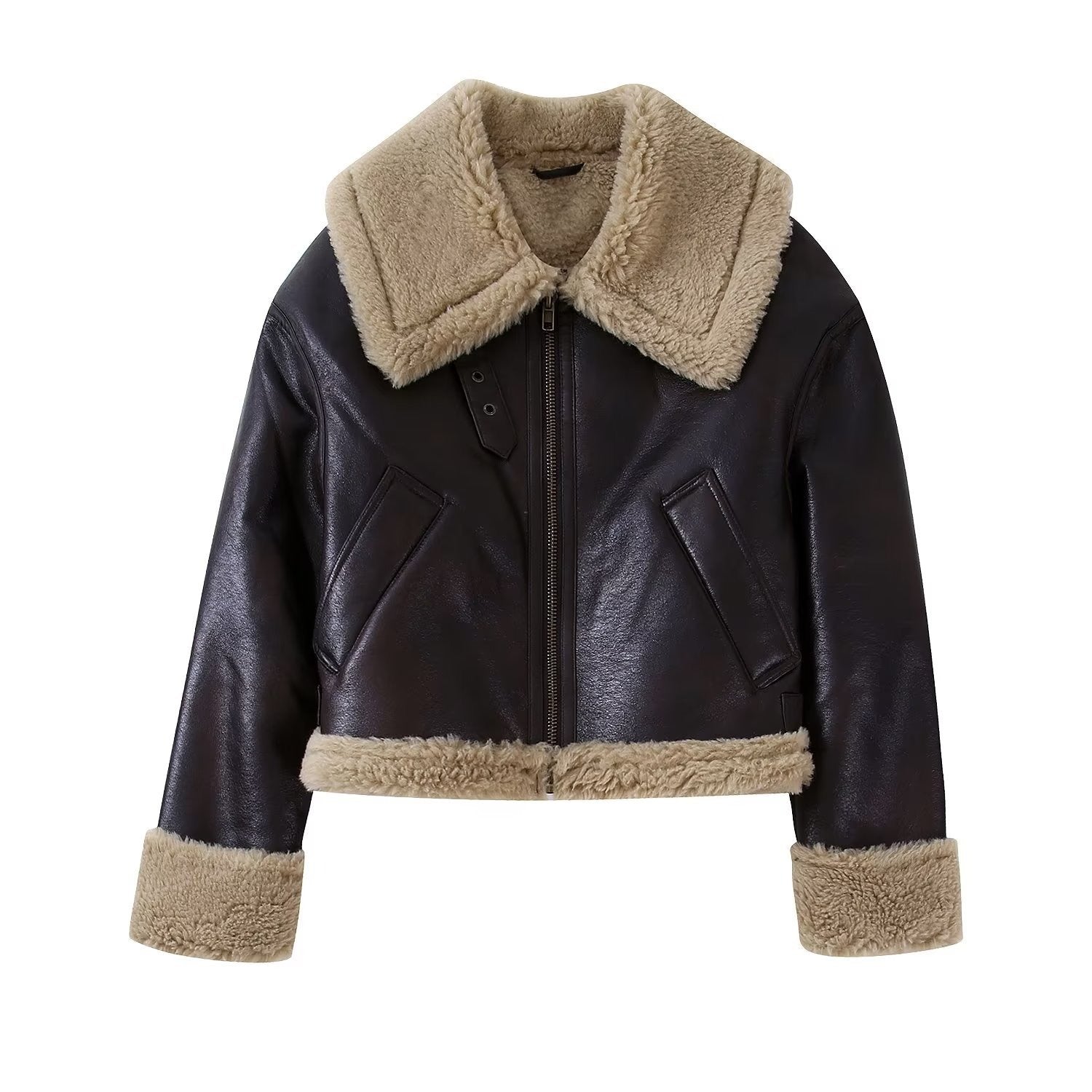 GR | Classic Short Jacket in Fur and Leather