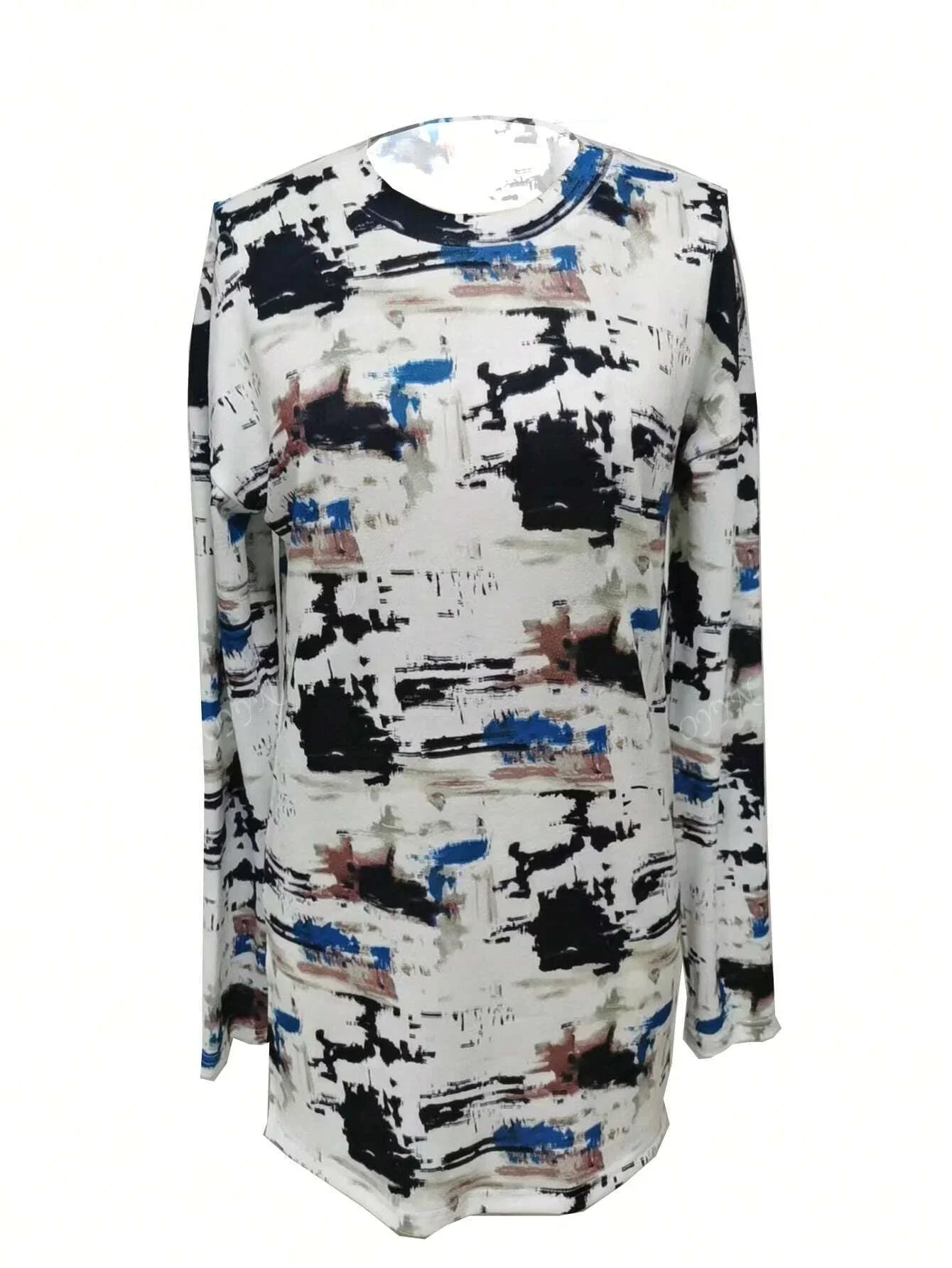GR | Women's Digital Print Long Sleeve T-Shirt