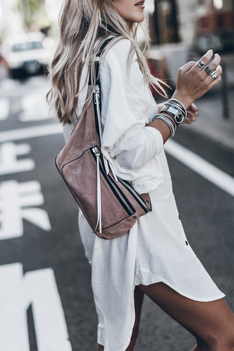 GR | Casual Street Solid Knot Split Swimsuit Throw
