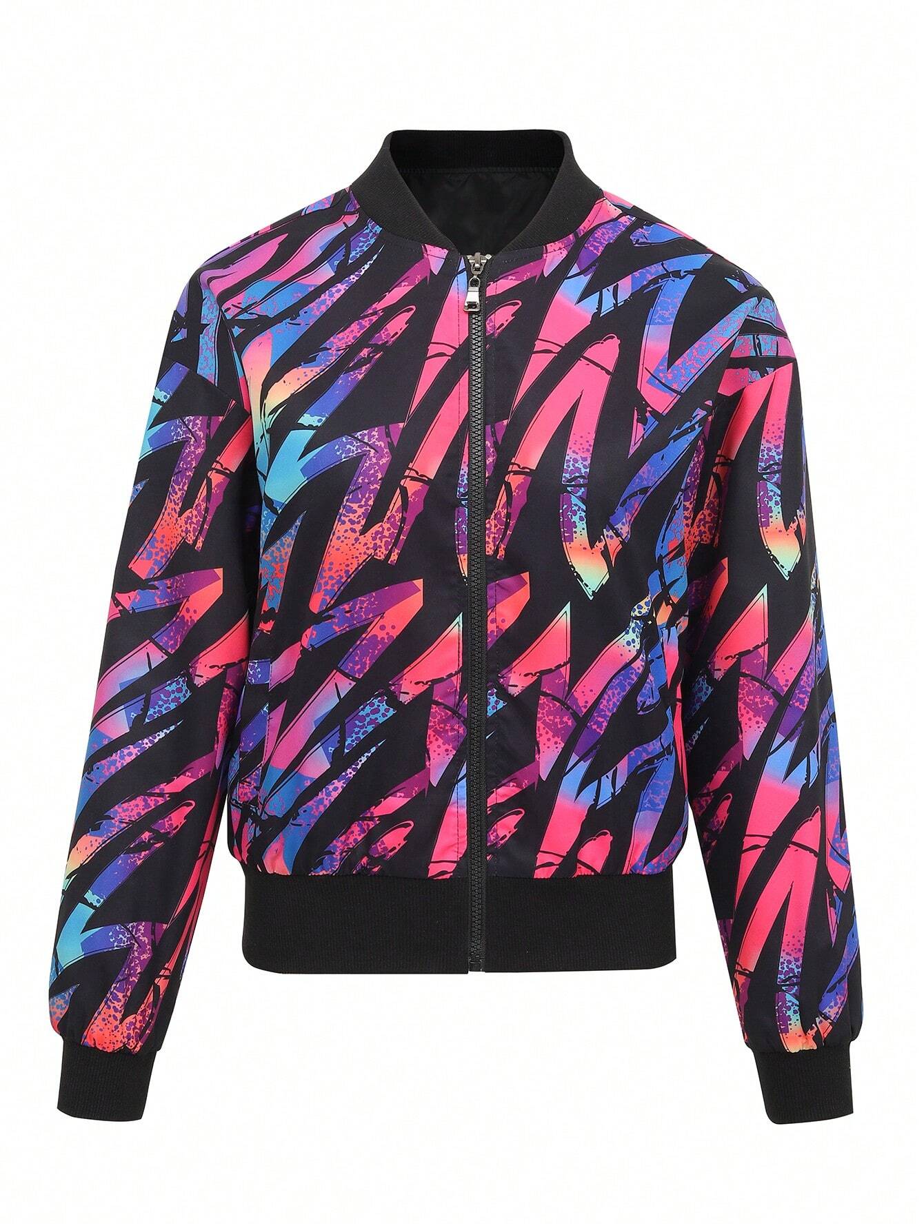 GR | Autumn Winter Leisure Printed Jacket