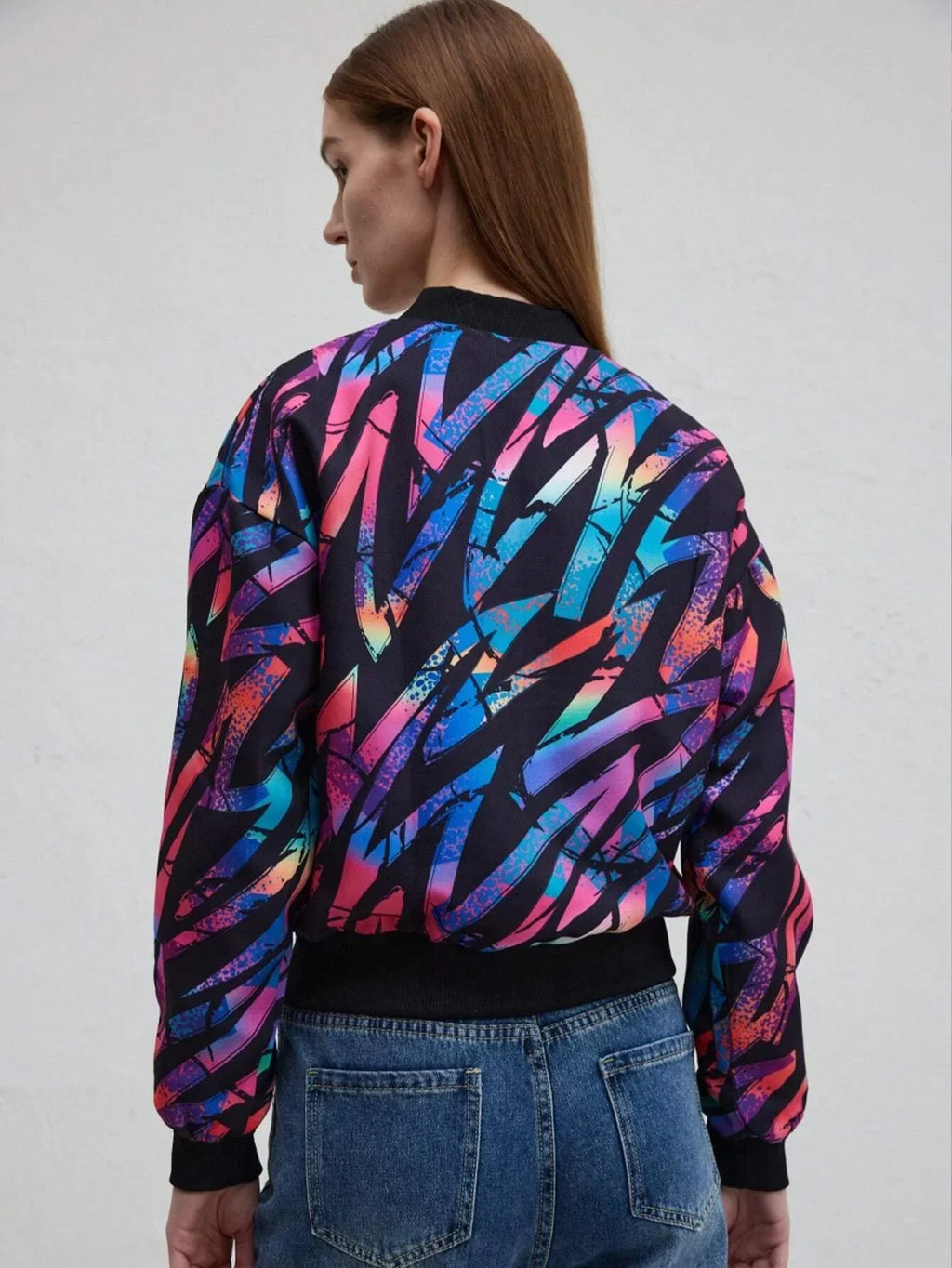 GR | Autumn Winter Leisure Printed Jacket