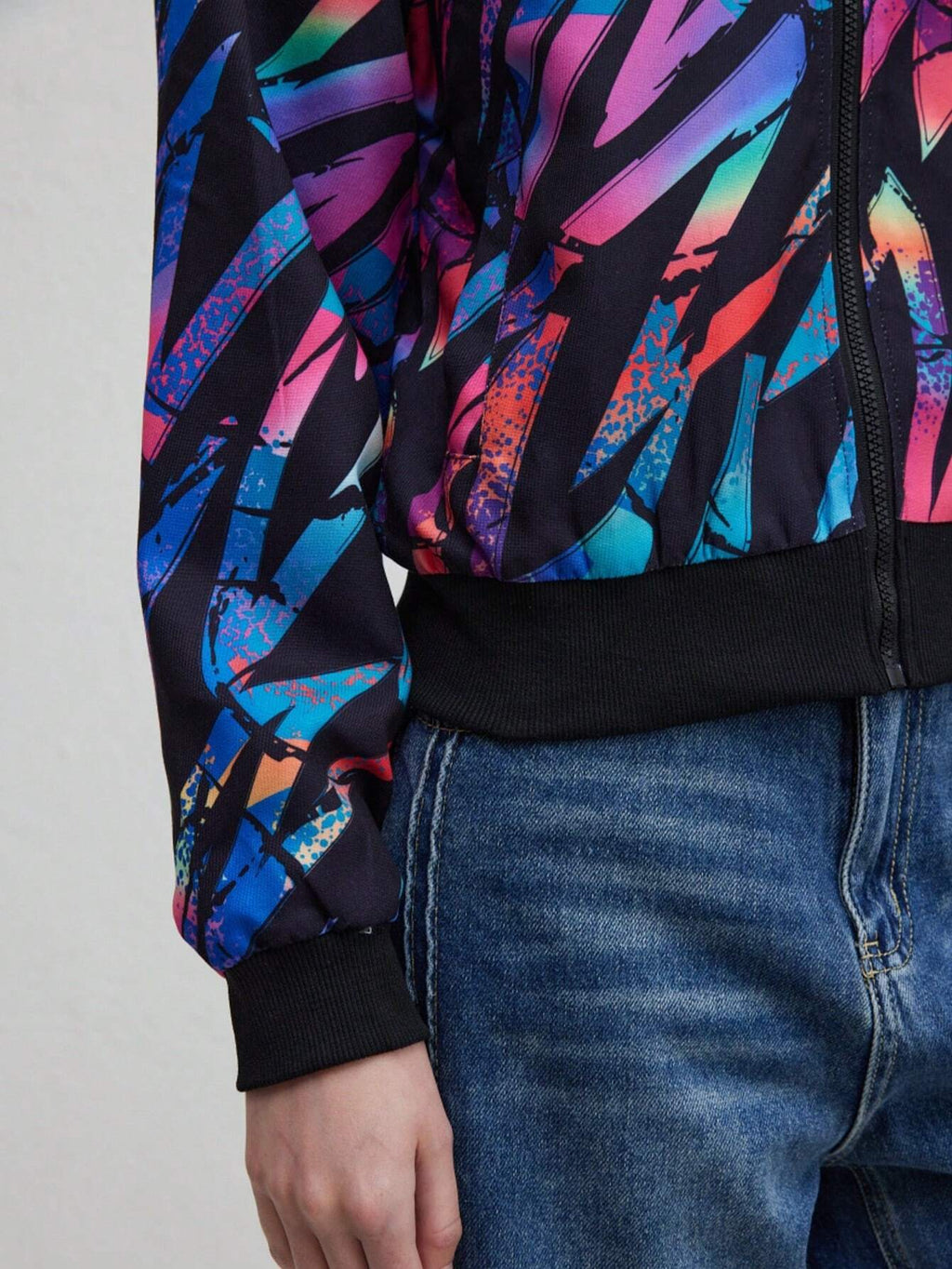GR | Autumn Winter Leisure Printed Jacket