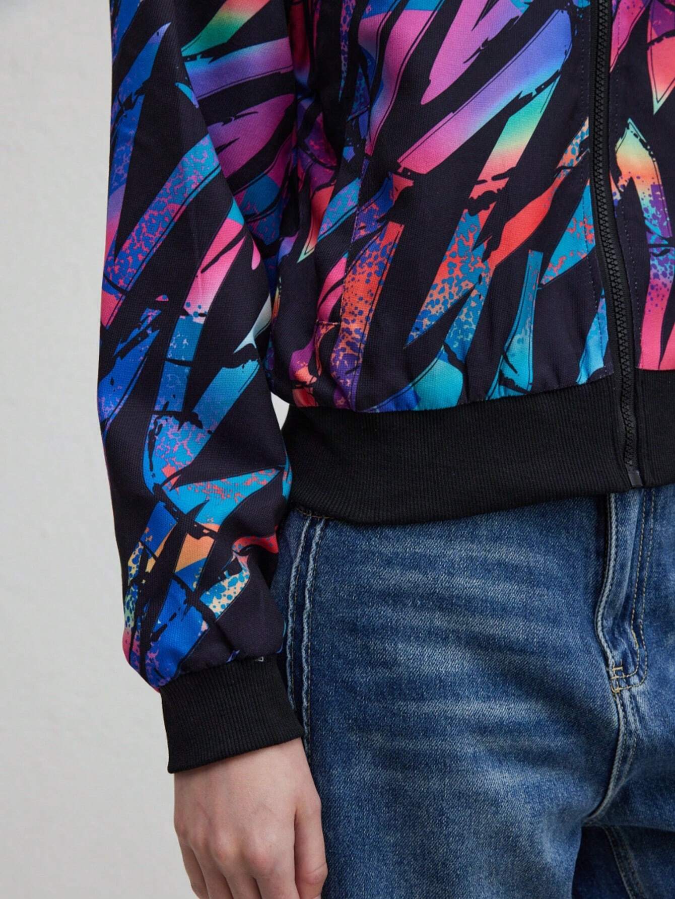 GR | Autumn Winter Leisure Printed Jacket