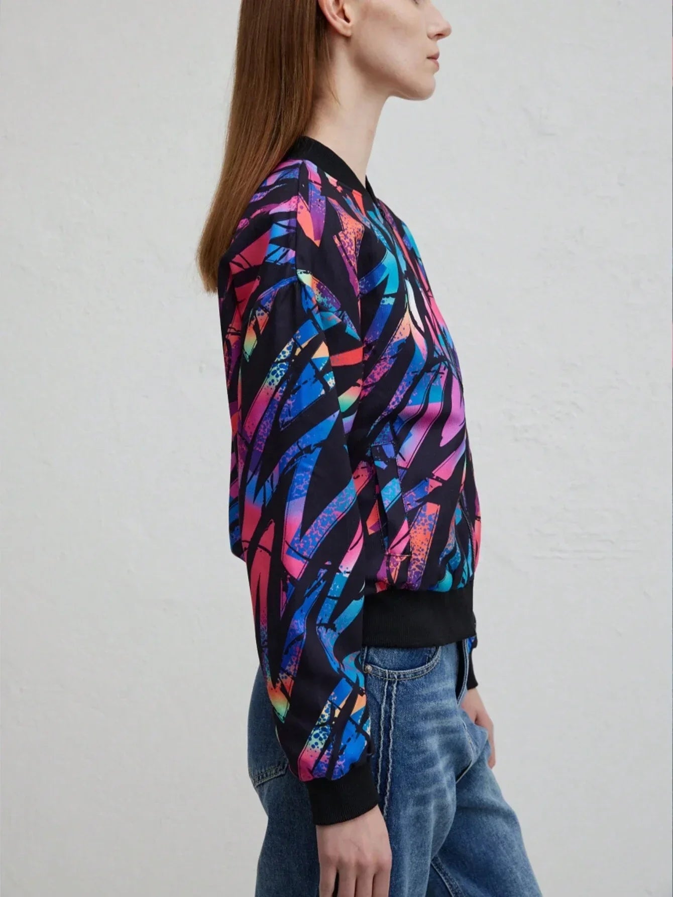 GR | Autumn Winter Leisure Printed Jacket