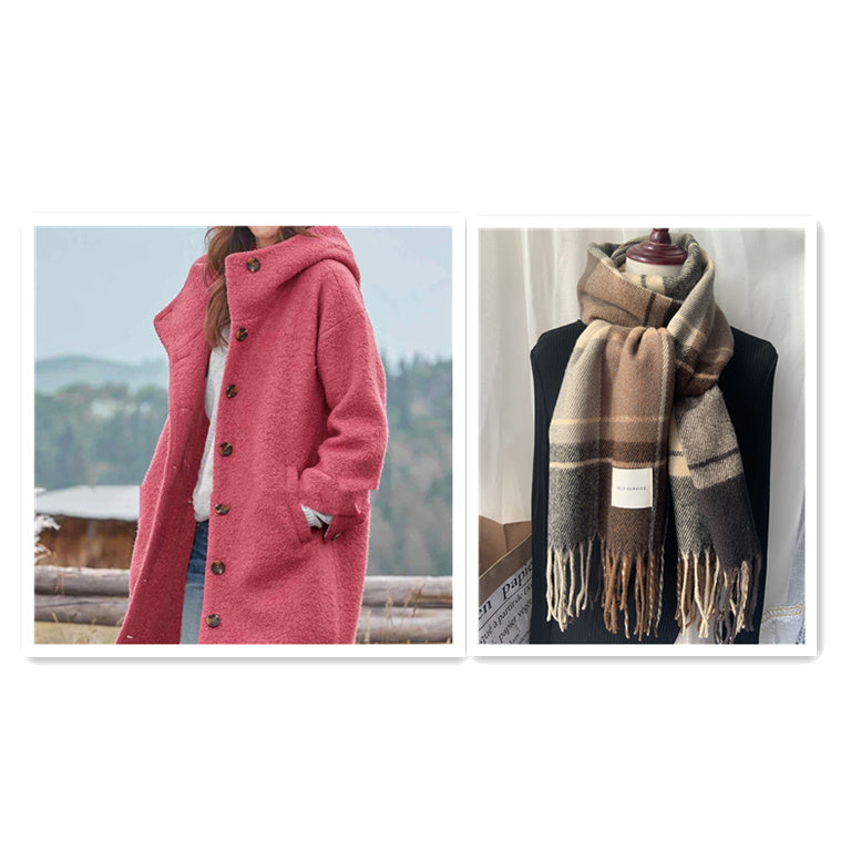 GR | elegant solid-color coat