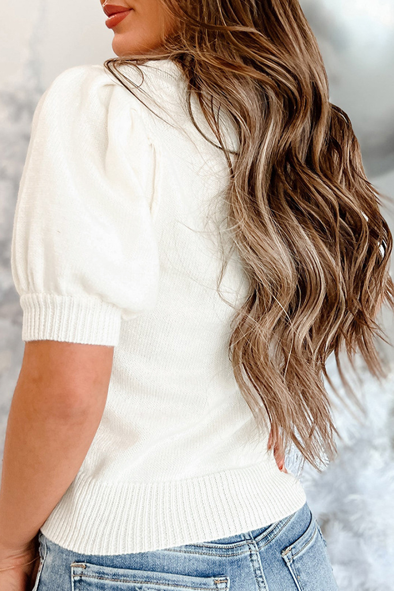 GR | Casual turtleneck sweaters with Christmas tree sequin patchwork