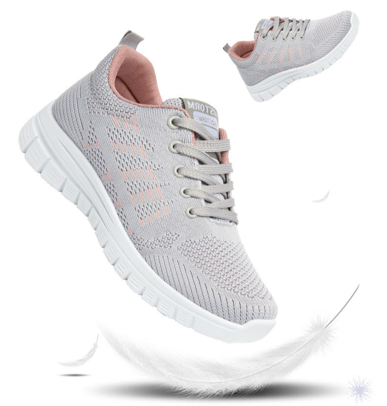 GR | Breathable knitted running sneakers for women