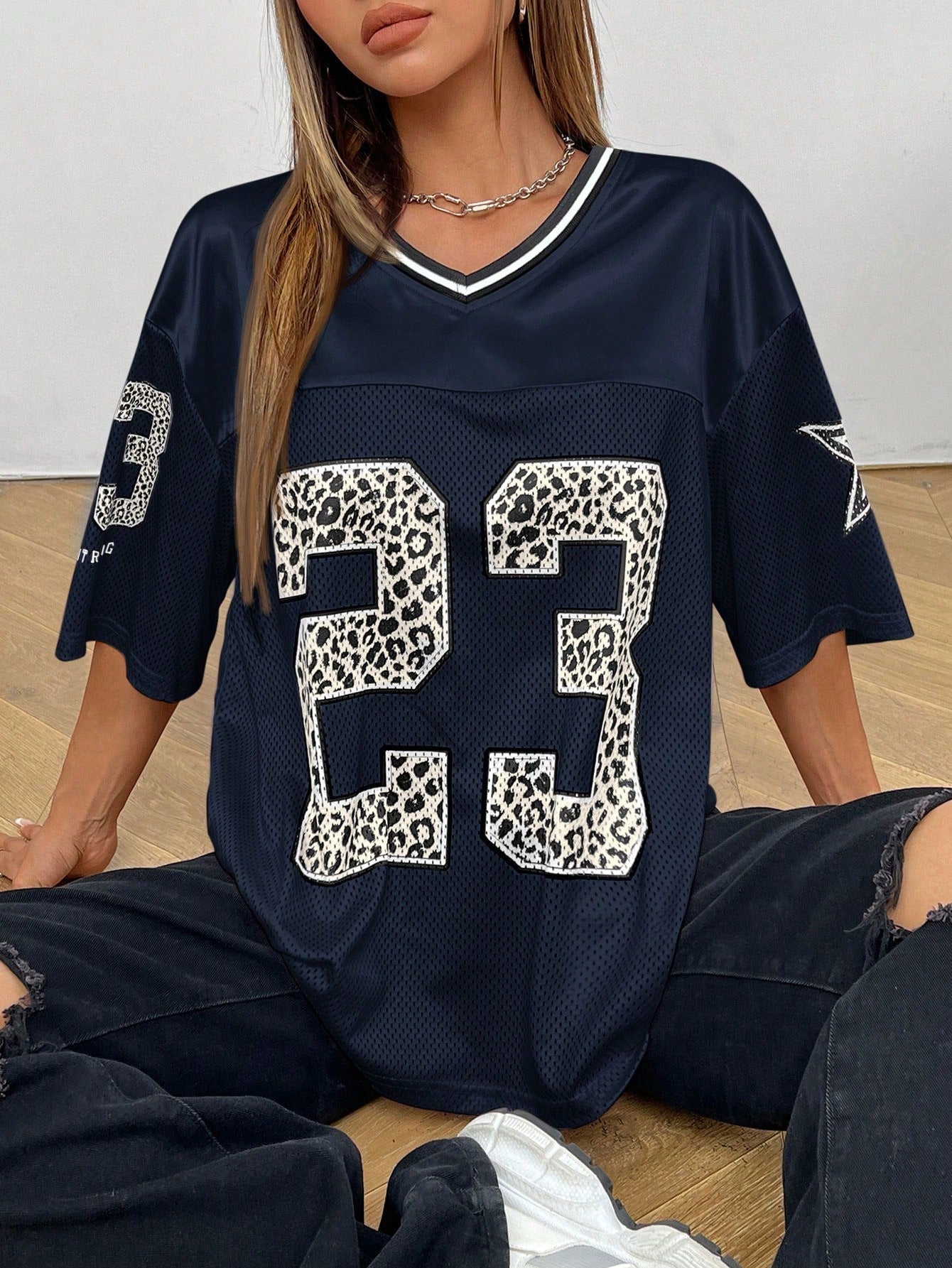 GR | Jersey Shirt with Animal Print Sporty, Trendy & Streetstyle Ready
