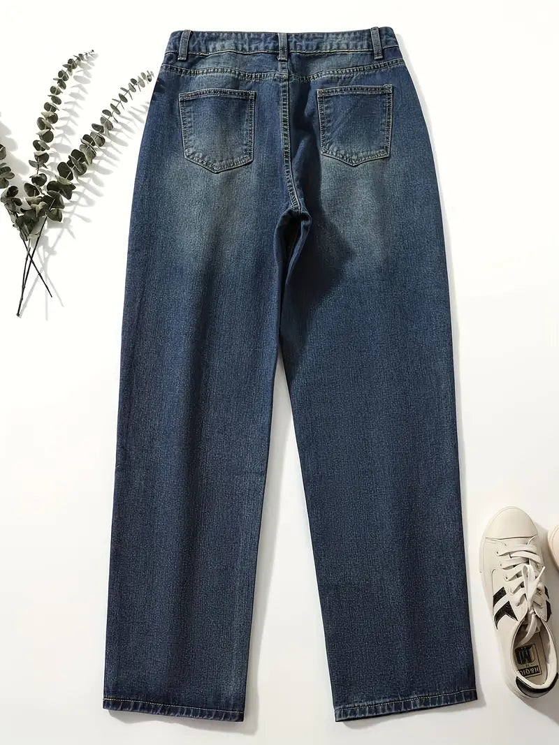GR | Loose-fitting denim jeans for women