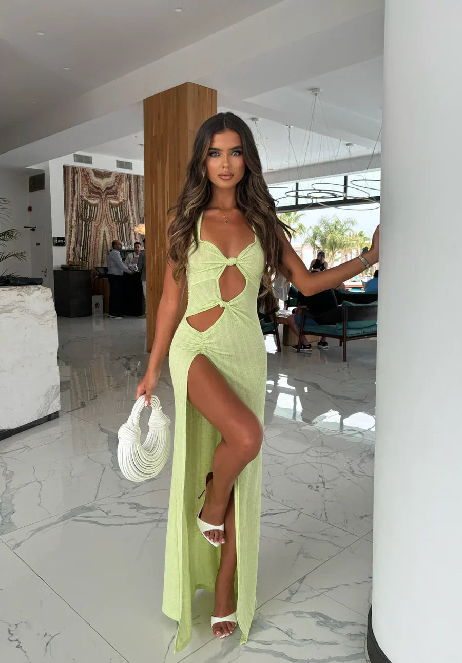 GR | Midikleid mit Cut-Out für Frauen