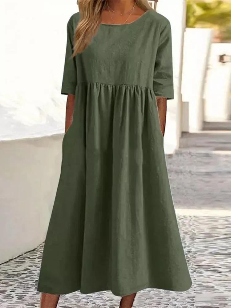 GR | Elegant, comfortable cotton dress